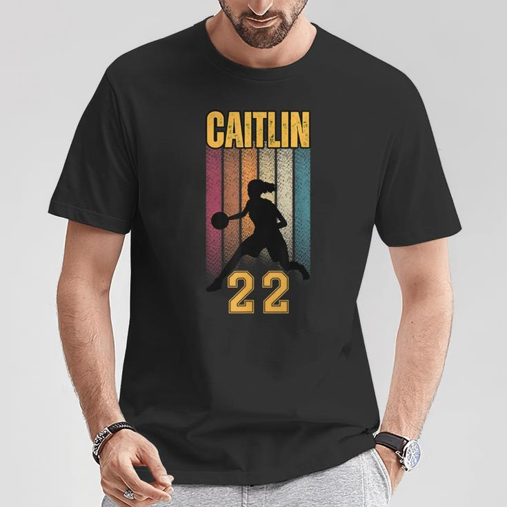 Caitlin Basketball 22 For Basketball Lovers T-Shirt Unique Gifts