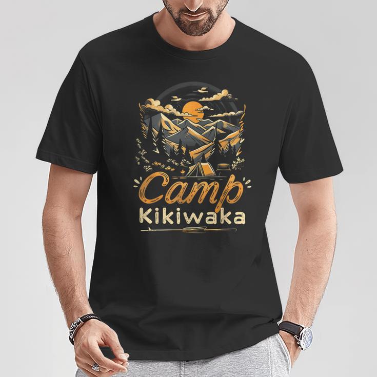 Camping Kikiwaka Camper Hike Tent Forest Mountain T-Shirt Unique Gifts