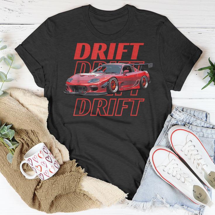 Car Street Drift Rx7 Jdm Streetwear Car Lover Present T-Shirt Unique Gifts