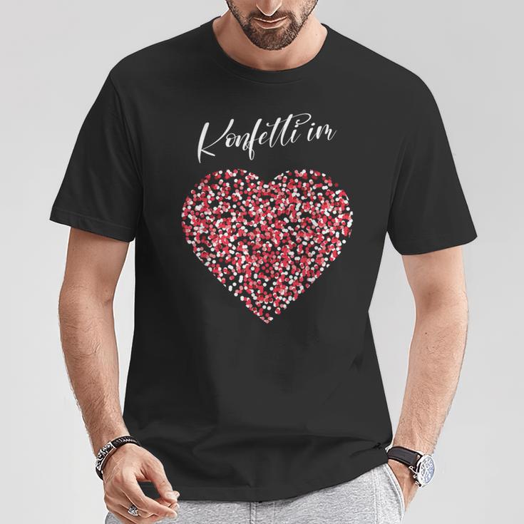 Carnival Costume Confetti Heart T-Shirt Lustige Geschenke