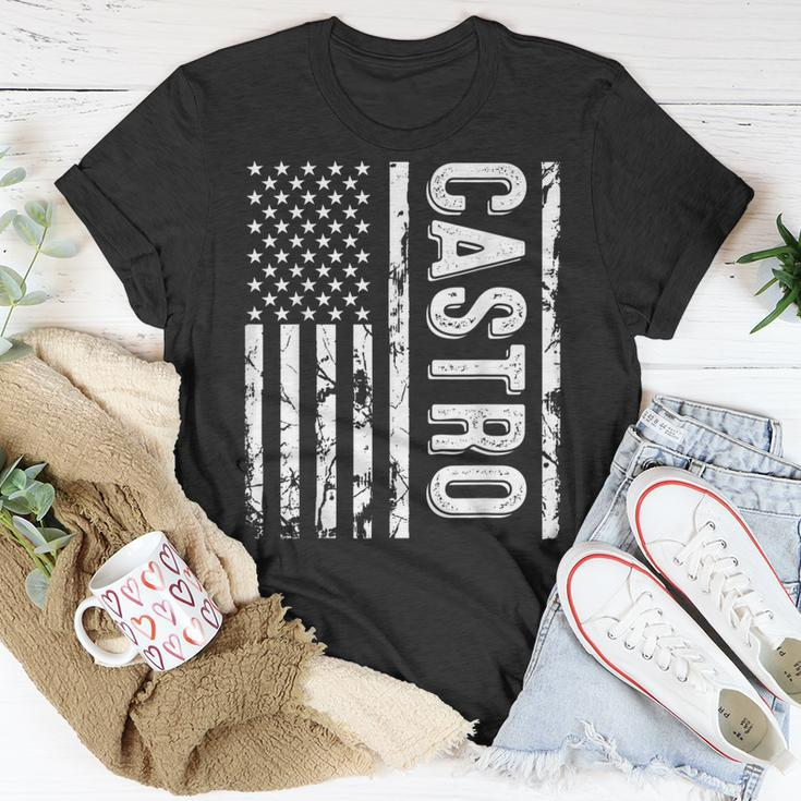 Castro Last Name Surname Team Castro Family Reunion T-Shirt Funny Gifts