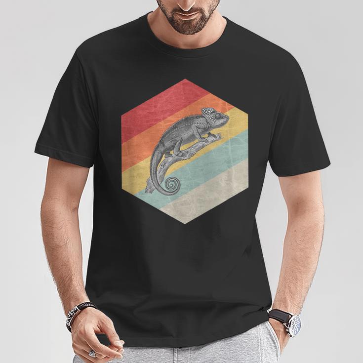 Chameleon Chameleon Retrointage Lizard T-Shirt Lustige Geschenke