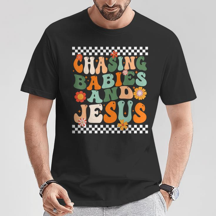 Chasing Babies And Jesus T-Shirt Unique Gifts