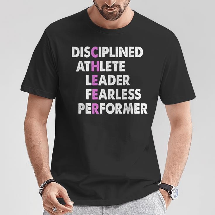 Cheer Coach Cheer Acronym Fearless Leader T-Shirt Unique Gifts
