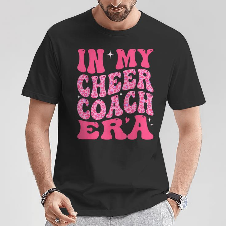 In My Cheer Coach Era Groovy Pink Leopard Men T-Shirt Unique Gifts