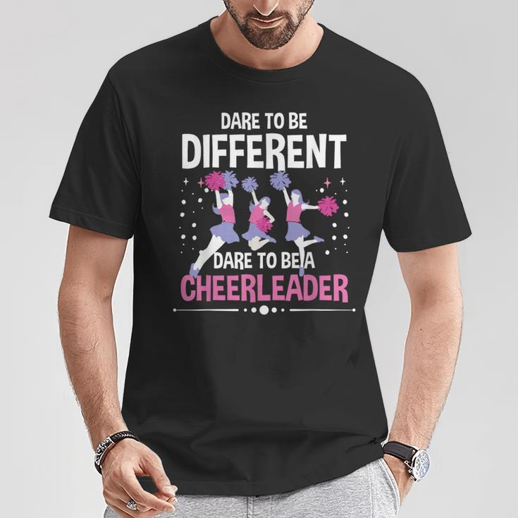 Cheerleader Cheerleading Dare To Be Different T-Shirt Unique Gifts