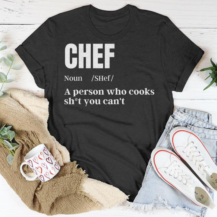 Chef Definition Chef & Cook Cooking Culinary T-Shirt Funny Gifts