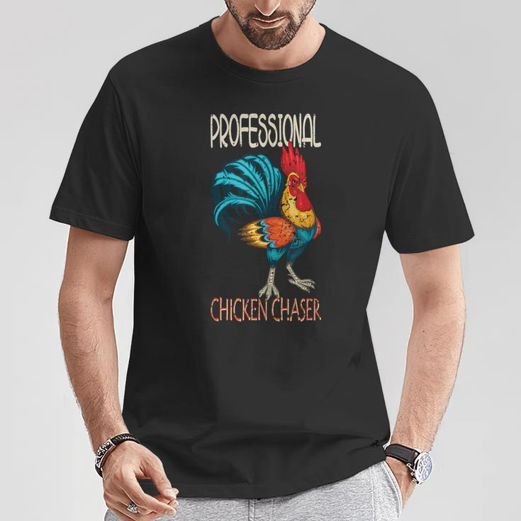 Chicken Farmer Professional Chicken Chaser T-Shirt Unique Gifts