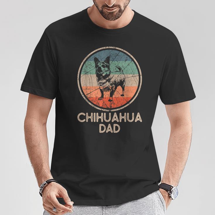 Chihuahua Dog -Intage Dad Chihuahua Dad S T-Shirt Lustige Geschenke