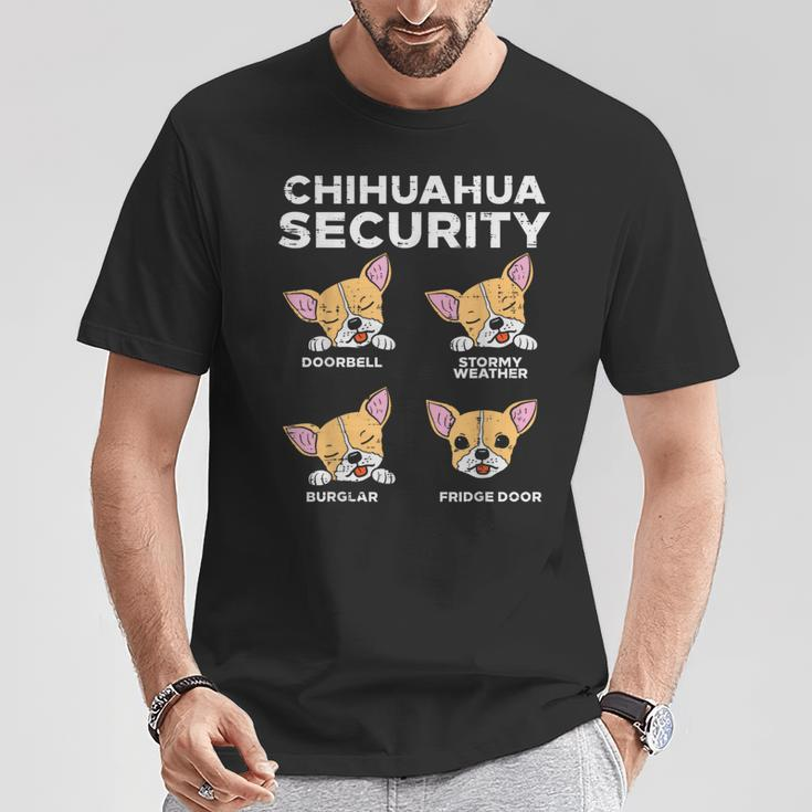 Chihuahua Security Chiwawa Pet Dog Lover Owner T-Shirt Unique Gifts