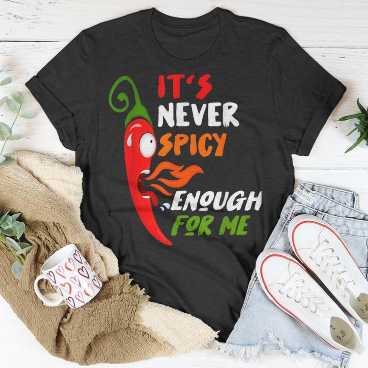 Chili Red Pepper For Hot Spicy Food & Sauce Lover T-Shirt Unique Gifts