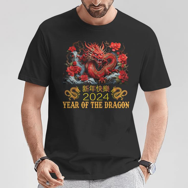Chinese New Year 2024 Year Of The Dragon Happy New Year 2024 T-Shirt Personalized Gifts