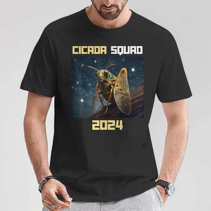 The Cicada Apocalypse Brood Xiii And Xix Cicada Squad 2024 T-Shirt Funny Gifts