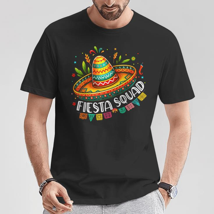 Cinco De Mayo 2024 Fiesta Squad Mexican Party Sombrero Hat T-Shirt Unique Gifts
