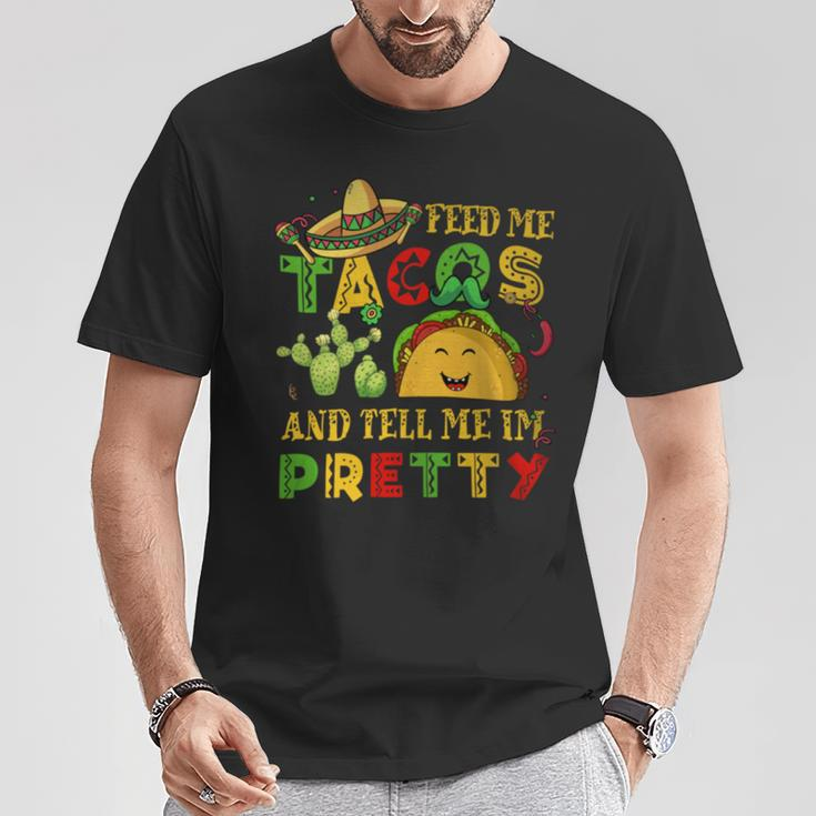 Cinco De Mayo Feed Me Taco Tell Pretty Kid Boy Toddler T-Shirt Unique Gifts