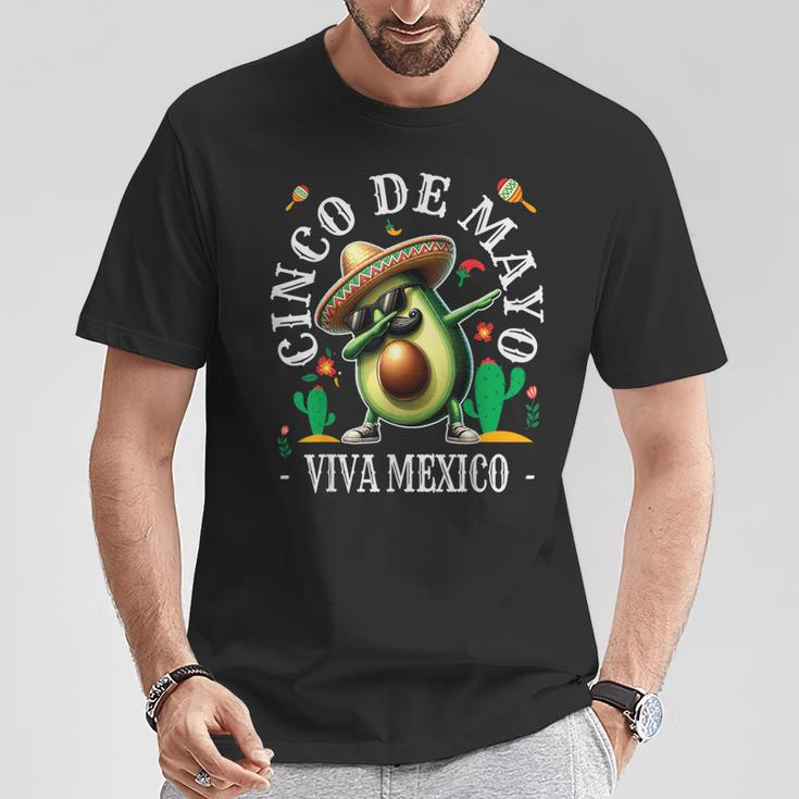 Cinco De Mayo Fiesta Camisa Avocado 5 De Mayo Viva Mexico T-Shirt Unique Gifts