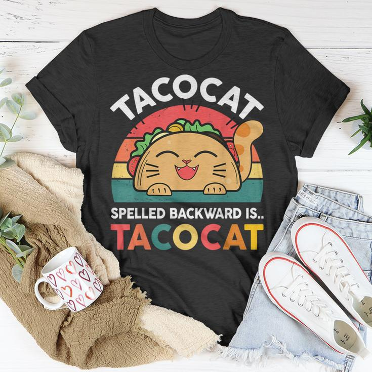Cinco De Mayo Taco Ca Spelled Backward Tacocat T-Shirt Unique Gifts