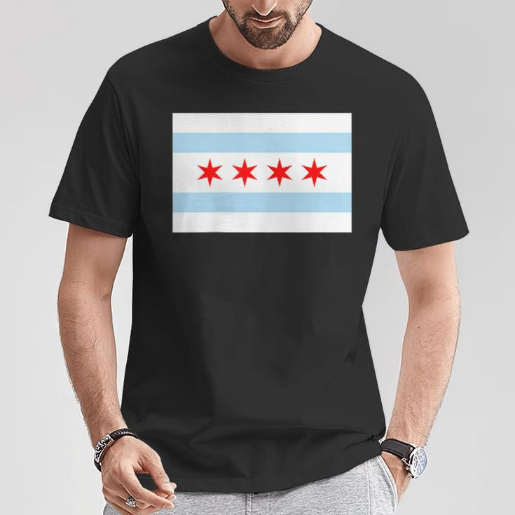 City Of Chicago Illinois Flag Windy City T-Shirt Unique Gifts