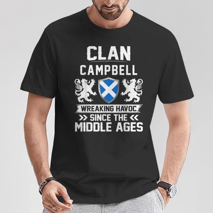 Clan Campbell Scottish Family Scotland Fathers T-Shirt Funny Gifts