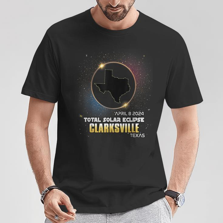 Clarksville Texas Total Solar Eclipse 2024 T-Shirt Unique Gifts