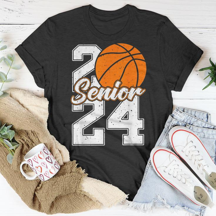 Class Of 2024 Basketball Senior Senior 2024 Basketball T-Shirt Unique Gifts