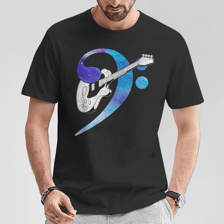 Clave Bajo Eléctrico Instrumento Música Rockero Rock Bajista Camiseta unisex Regalos divertidos