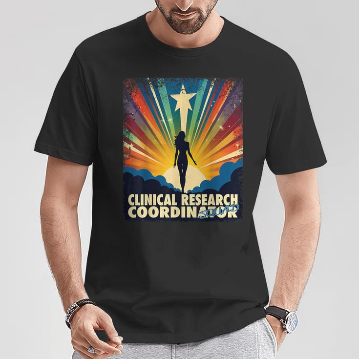 Clinical Research Coordinator Female Hero Job Women T-Shirt Unique Gifts