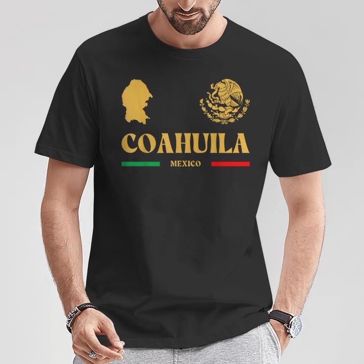 Coahuila Mexico With Mexican Emblem Coahuila T-Shirt Unique Gifts