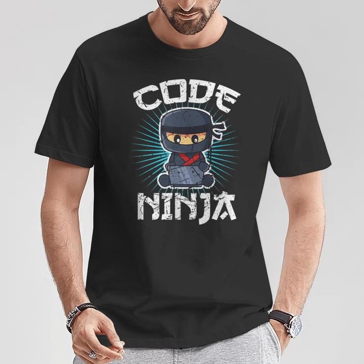 Code Ninja Programmer Coder Computer Programming Coding T-Shirt Lustige Geschenke