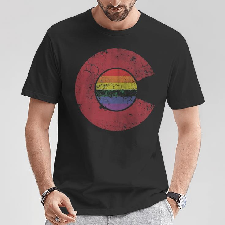 Colorado Flag Lgbt Gay Pride T-Shirt Unique Gifts