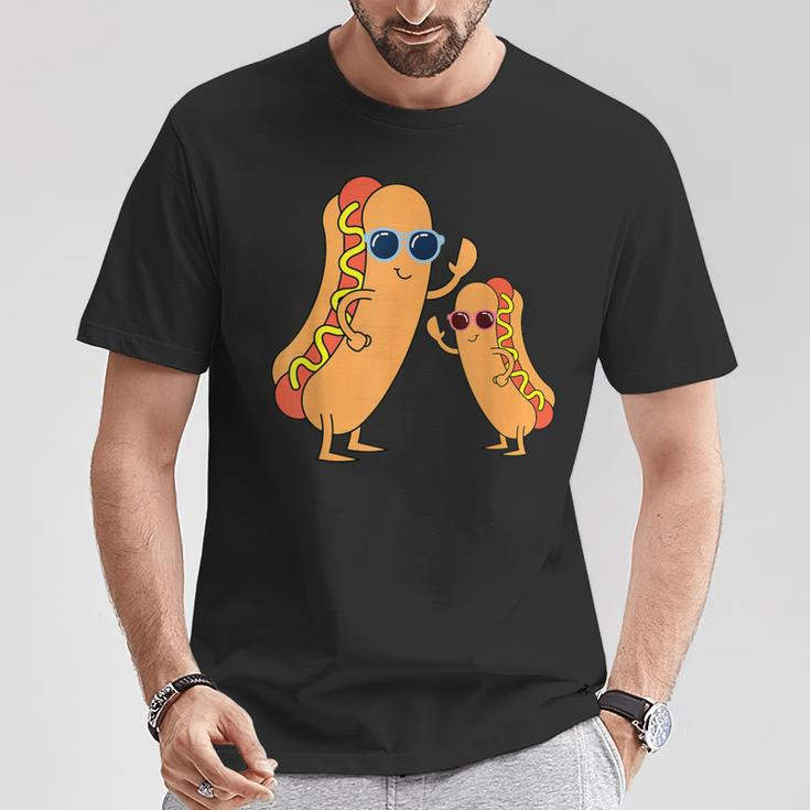 Cool Franks Sausages Weiner Fast Food Sunglasses Hot Dog T-Shirt Unique Gifts