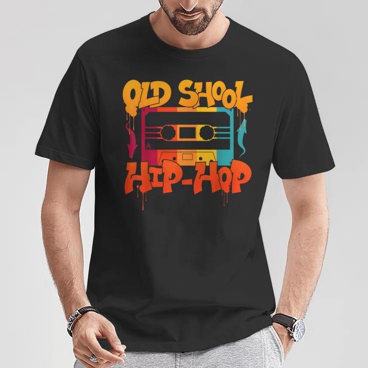 Cool Retro Old School Hip Hop 80S 90S Costume Cassette T-Shirt Lustige Geschenke
