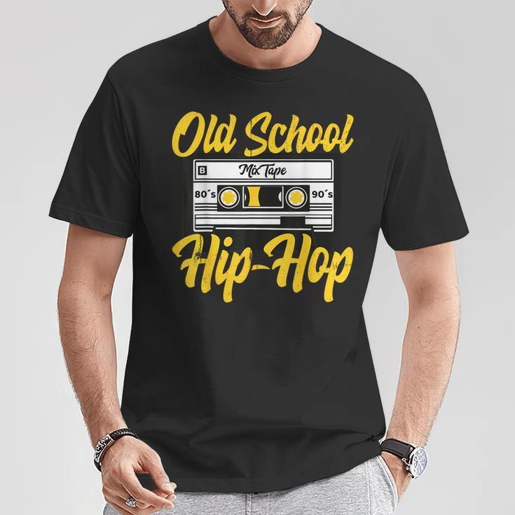 Cool Retro Old School Hip Hop 80S 90S Mixtape Cassette T-Shirt Lustige Geschenke