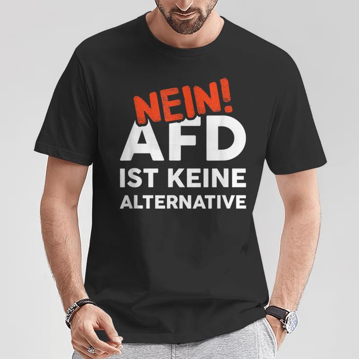 Cooles Mit Spruch Gegen Afd Rassismus Gewalt & Hass T-Shirt Lustige Geschenke