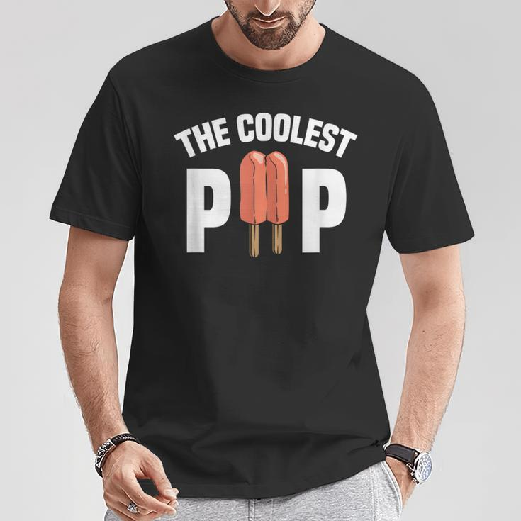 Coolest Pop Dad Cool Popsicle Pun Garment T-Shirt Unique Gifts