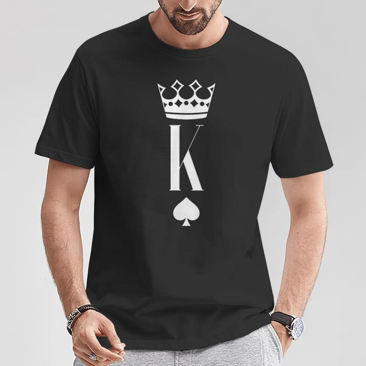 Couple Matching His And Her For King Of Spade T-Shirt Funny Gifts