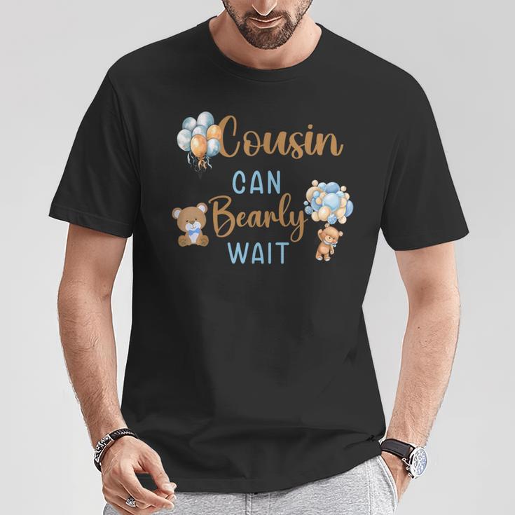 Cousin Can Bearly Wait Gender Neutral Baby Shower Matching T-Shirt Unique Gifts