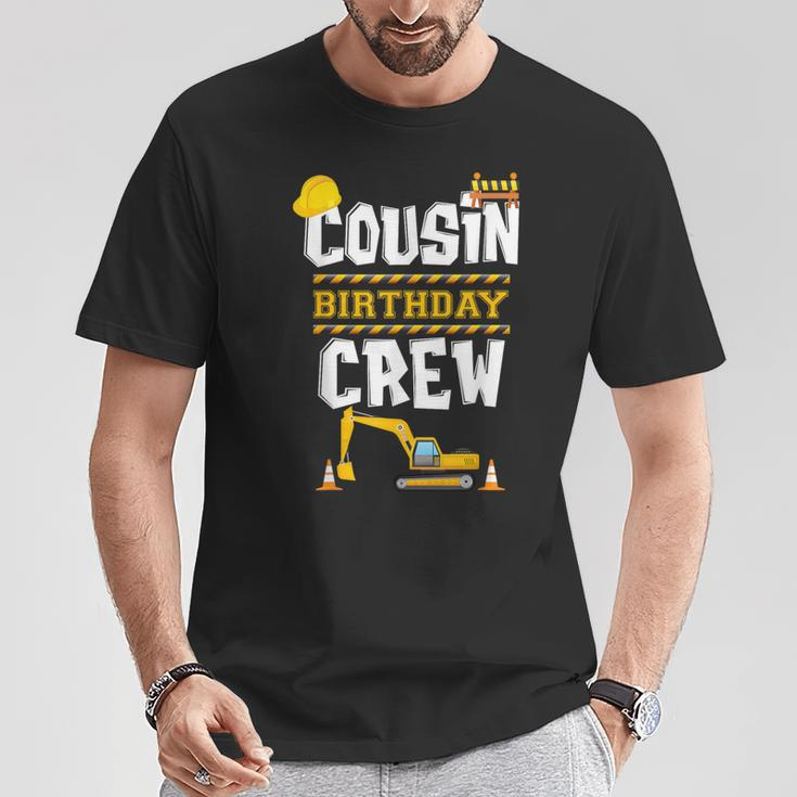 Cousin Birthday Crew Construction Tractor Birthday Party T-Shirt Unique Gifts