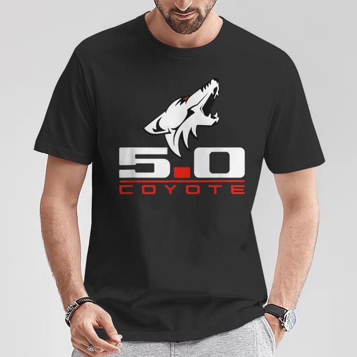 Coyote 50 Race Drag Gt Lx Street Rod Hot Rod T-Shirt Unique Gifts