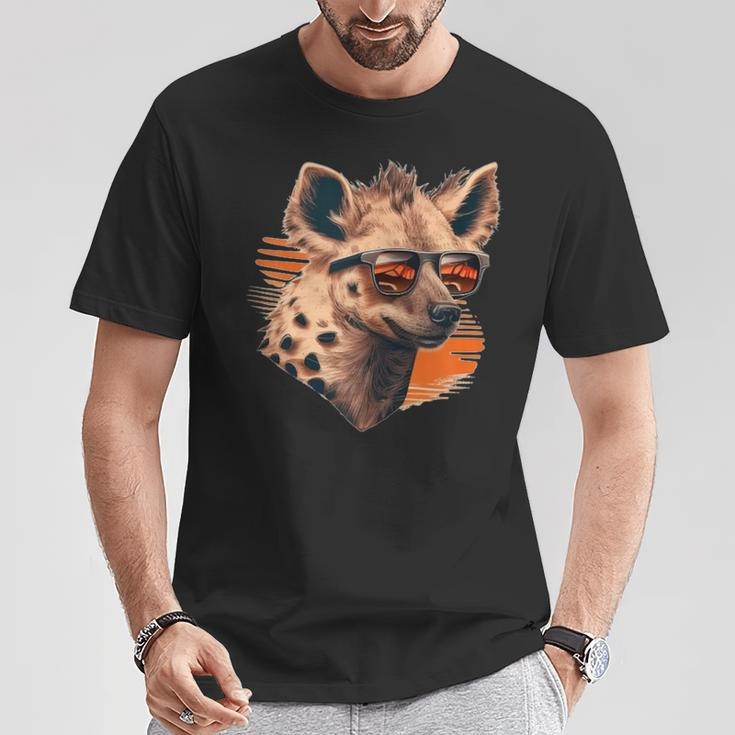 Crazy Looking And Laughing Hyena T-Shirt Unique Gifts