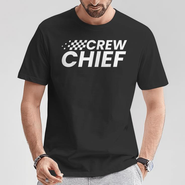 Crew Chief Pit Crew Racing Team Racer Car T-Shirt Unique Gifts