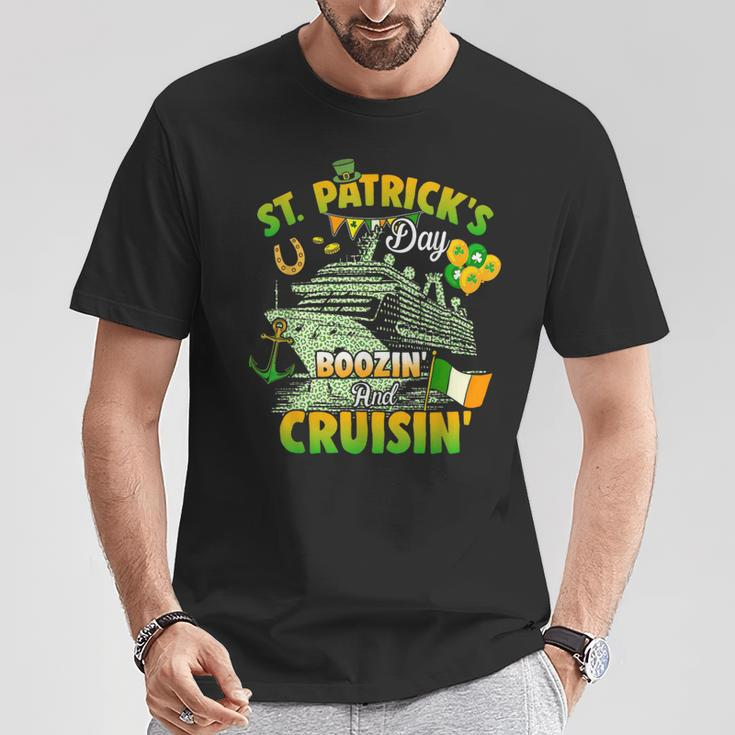 Cruisin And Boozin 2024 St Patrick Day Matching Family T-Shirt Unique Gifts