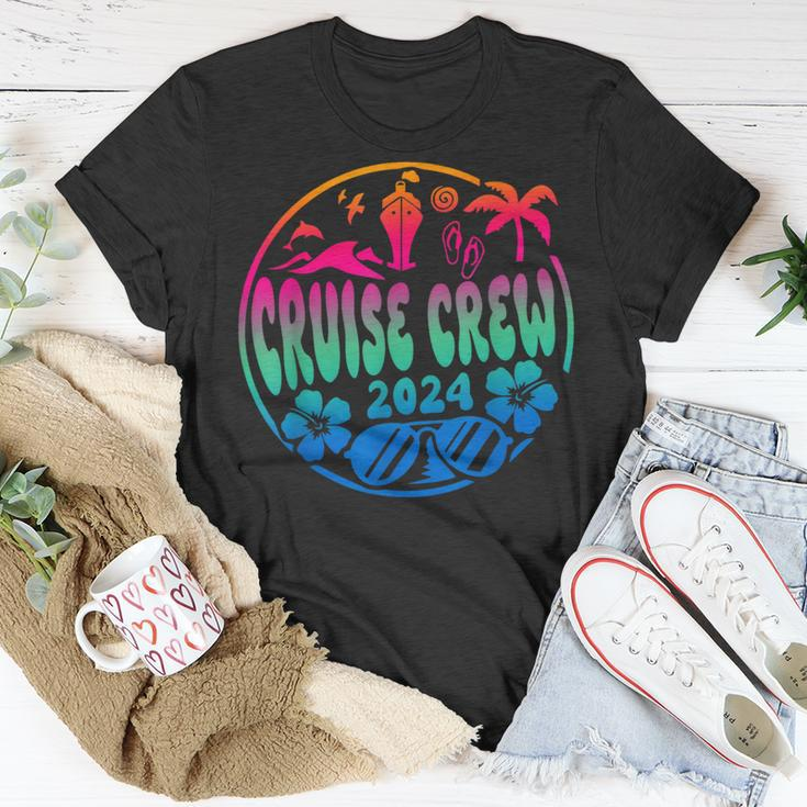 Cruisin Crew 2024 Cruise Family Friends Vacation Matching T-Shirt Funny Gifts