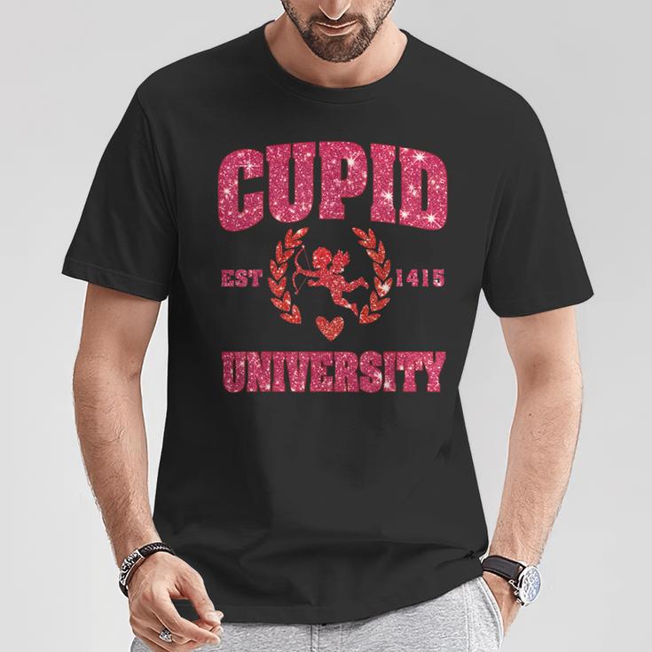 Cupid University Est 1415 Valentines College T-Shirt Unique Gifts