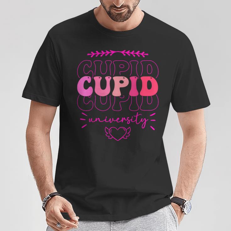 Cupid University Valentine Couple Cupid T-Shirt Unique Gifts