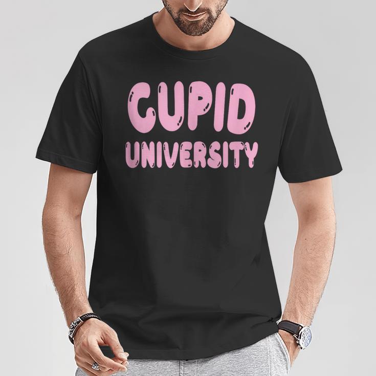 Cupid University Pink For Valentine's Day T-Shirt Unique Gifts