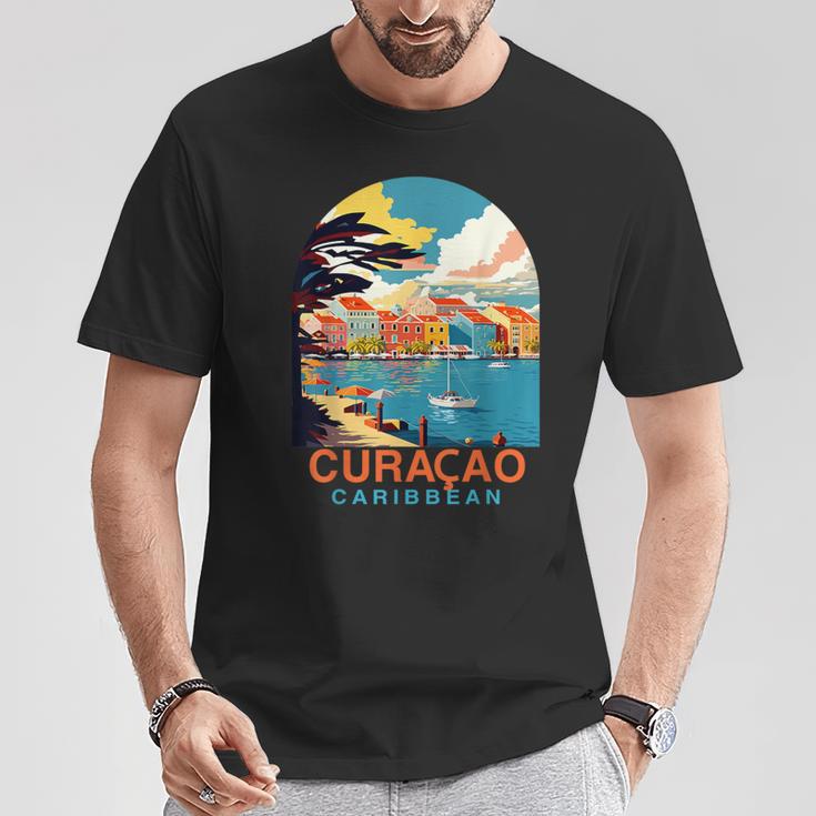 Curacao Travel Summer Vacation Curacao Caribbean Islands T-Shirt Unique Gifts