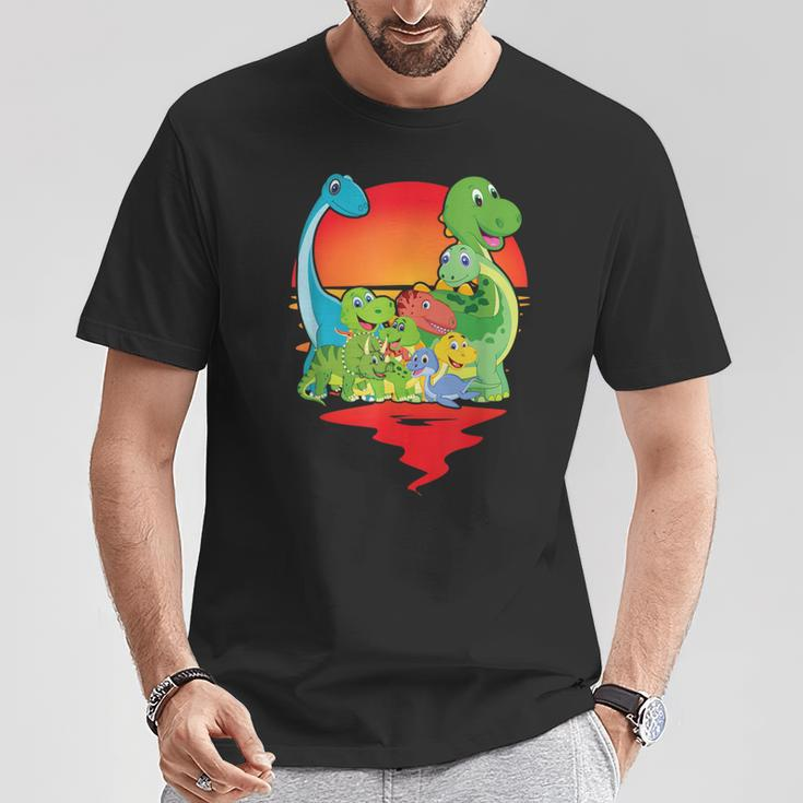 Cute Dinosaur Dinosaurs Prehistoric Dinos T-Shirt Lustige Geschenke
