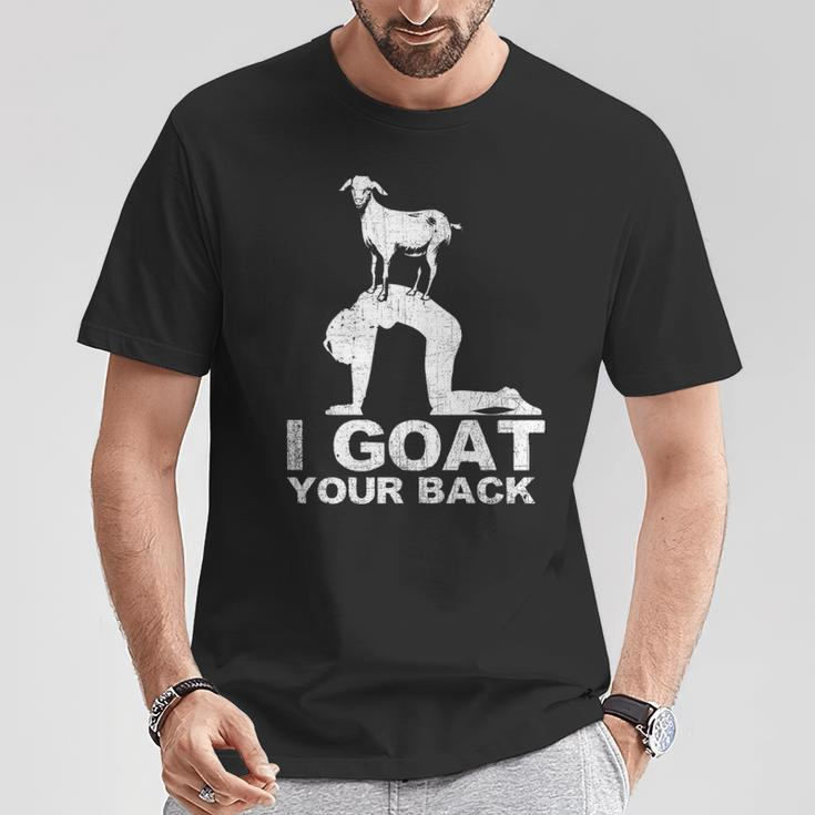 Cute Goat Yoga I Goat Your Back With Yoga Pose T-Shirt Unique Gifts