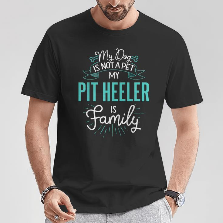 Cute Pit Heeler Family Dog For Men T-Shirt Unique Gifts